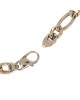 Figaro Link Bracelet in Yellow Gold